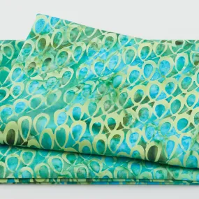 Rainbow Celebration Batiks - Ribbon Teal Bermuda 2 Yard Cut