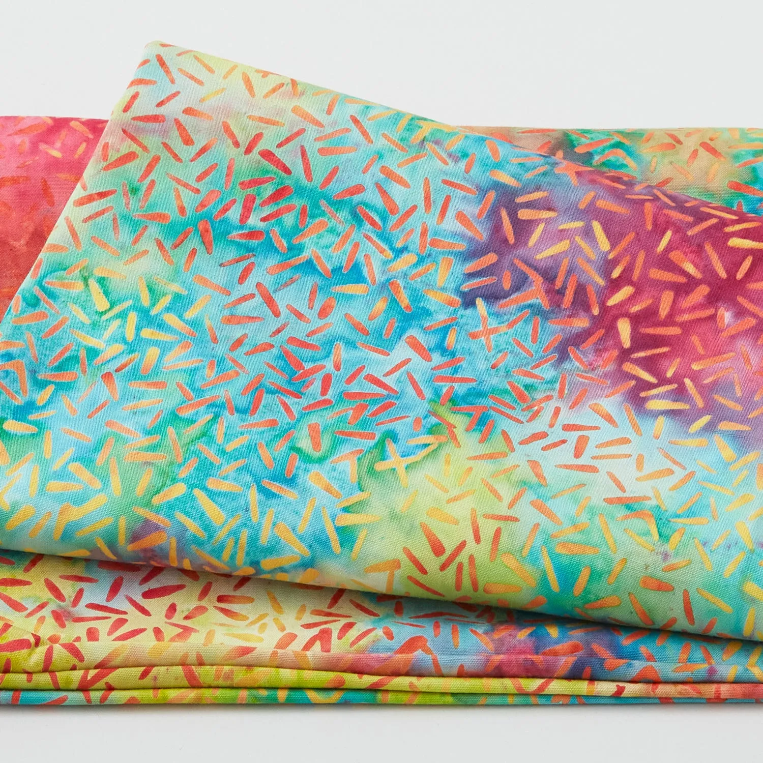 Rainbow Celebration Batiks - Sprinkles Multi Jellybean 2 Yard Cut