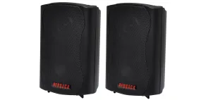 Redback Wall Mount Speaker Pair 30W 8 Ohm 100V Black C0903