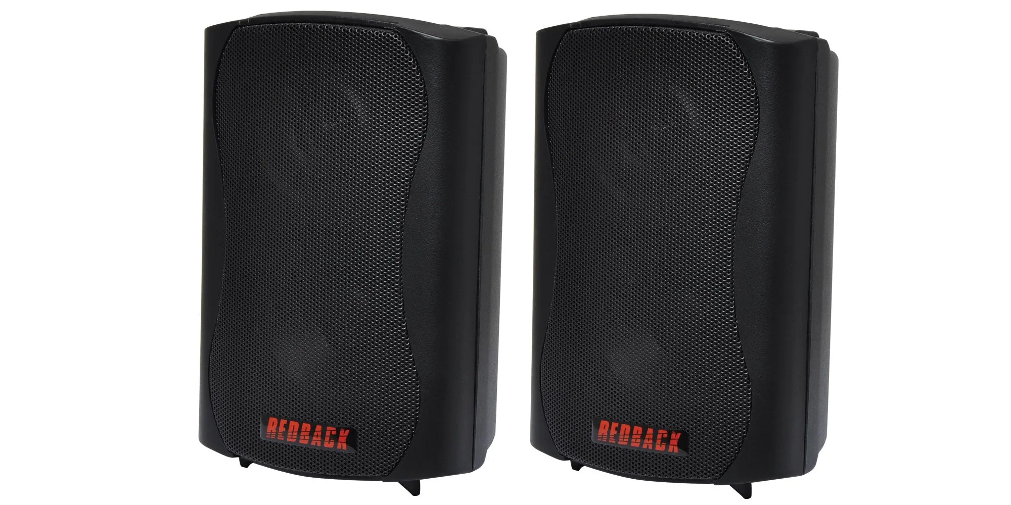 Redback Wall Mount Speaker Pair 30W 8 Ohm 100V Black C0903