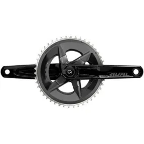 Rival AXS Bicycle Crankset with Quarq Power Meter - 175mm, 12-Speed, 46/33t Yaw, 107 BCD, DUB Spindle Interface, D1
