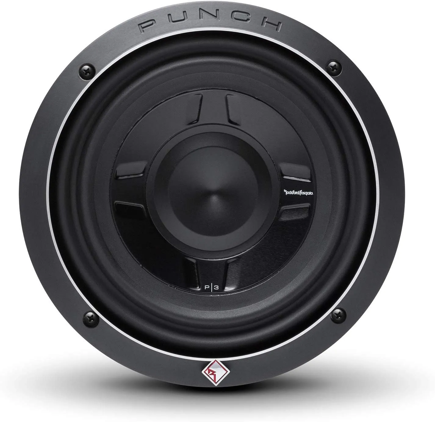 Rockford Fosgate P3SD2-8 Punch Stage 3 Shallow 8" Subwoofer with Dual 2-ohm Voice Coils