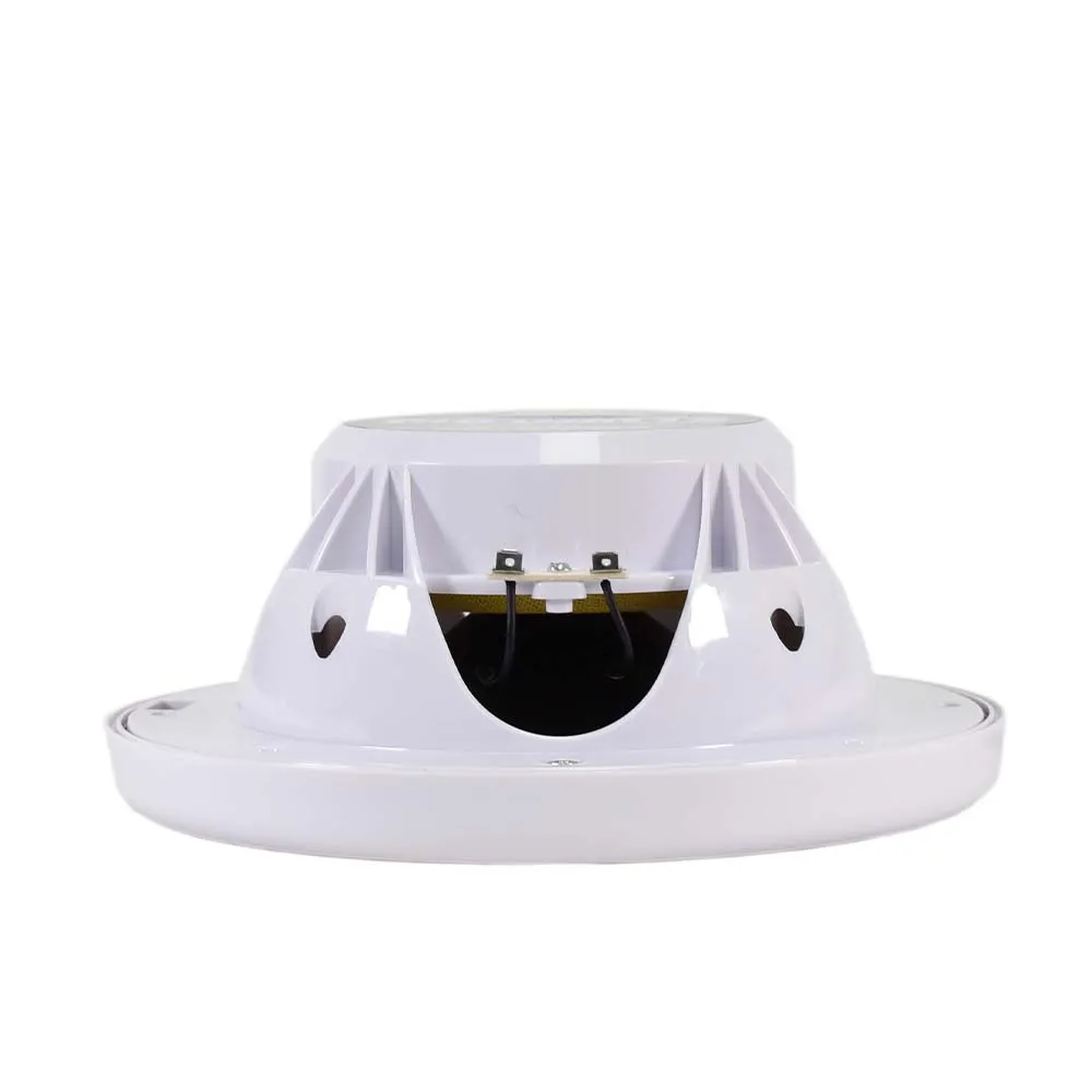 SA-65M01W-RGB - Pair of White 6.5 Inch 150 Watt 2-Way Waterproof Boat/Marine Speakers with RGB Lights