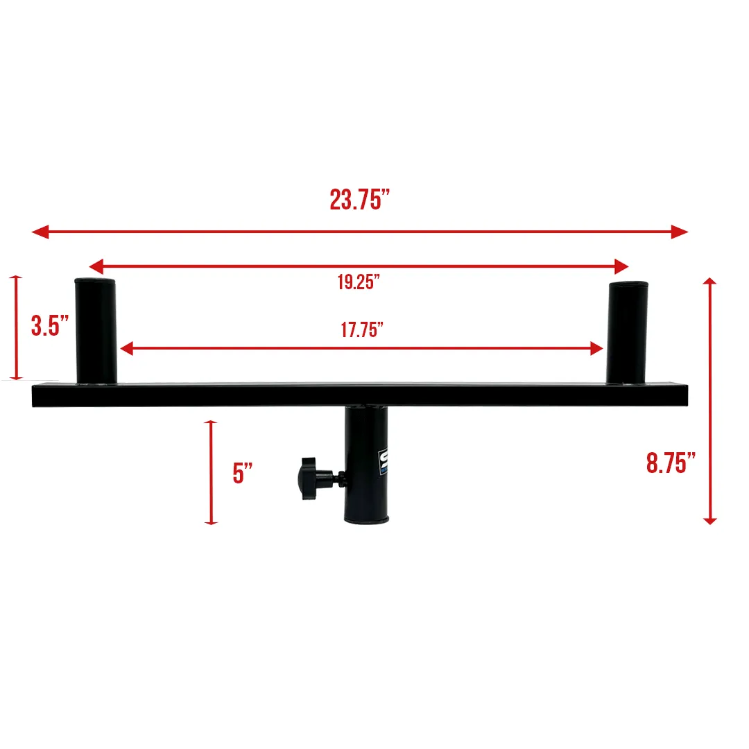 SA-DUALMOUNT - Pair of Dual Speaker Mount Bars for PA/DJ Speaker Cabinets