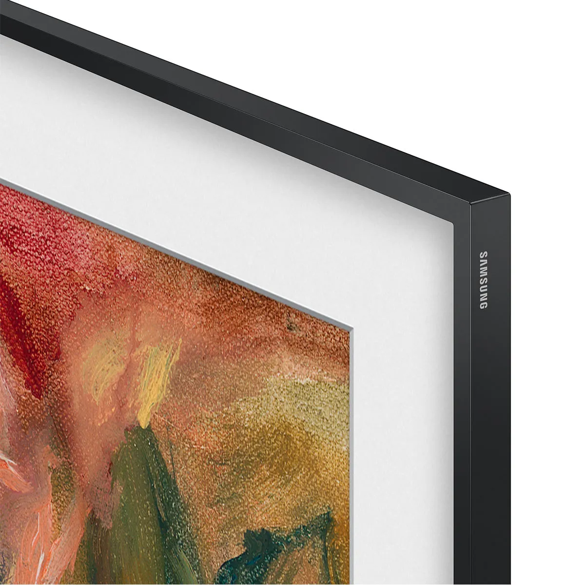 Samsung LS03D 55" The Frame QLED 4K HDR Smart TV with Slim-Fit Wall Mount (2024) and HW-LS60D Music Frame Bluetooth Speaker with Wall Mount