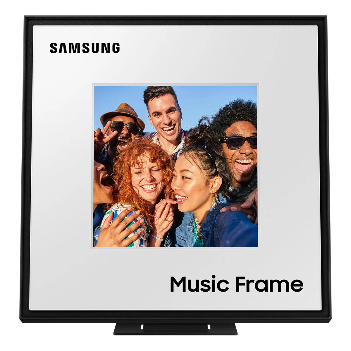 Samsung LS03D 55" The Frame QLED 4K HDR Smart TV with Slim-Fit Wall Mount (2024) and HW-LS60D Music Frame Bluetooth Speaker with Wall Mount