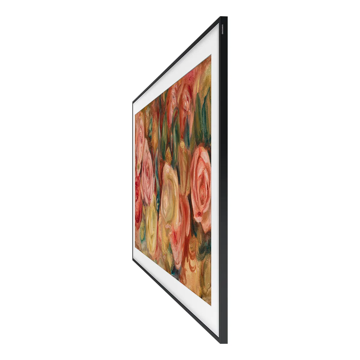 Samsung LS03D 55" The Frame QLED 4K HDR Smart TV with Slim-Fit Wall Mount (2024) and HW-LS60D Music Frame Bluetooth Speaker with Wall Mount
