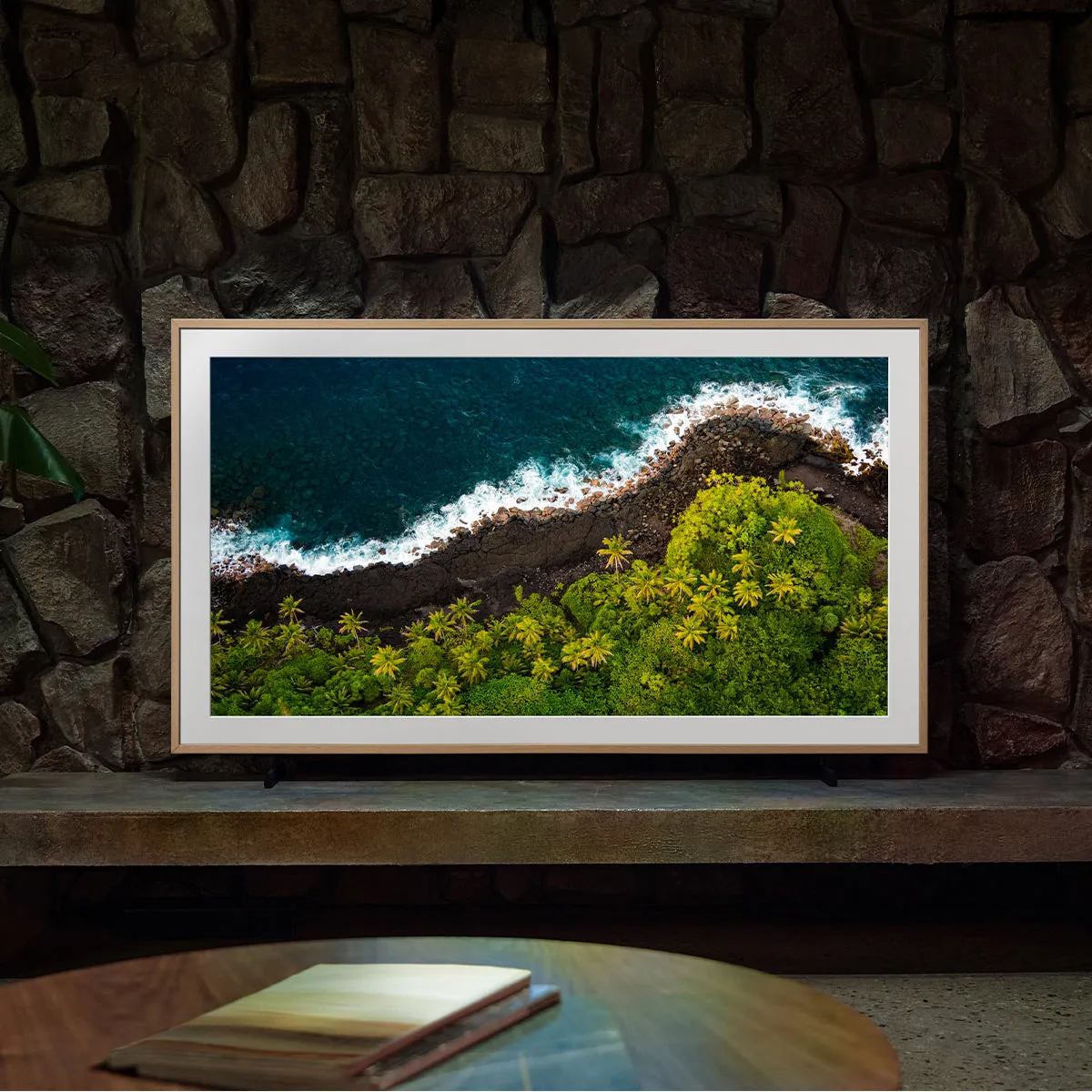 Samsung LS03D 65" The Frame QLED 4K HDR Smart TV with Slim-Fit Wall Mount (2024) and HW-LS60D Bluetooth Music Frame with Wall Mount