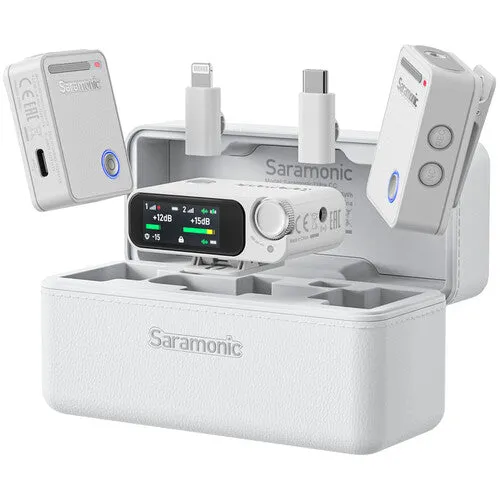 Saramonic Ultra (ULTRA 02, 2TX 1RX, WHITE WITHOUT LAVALIER)
