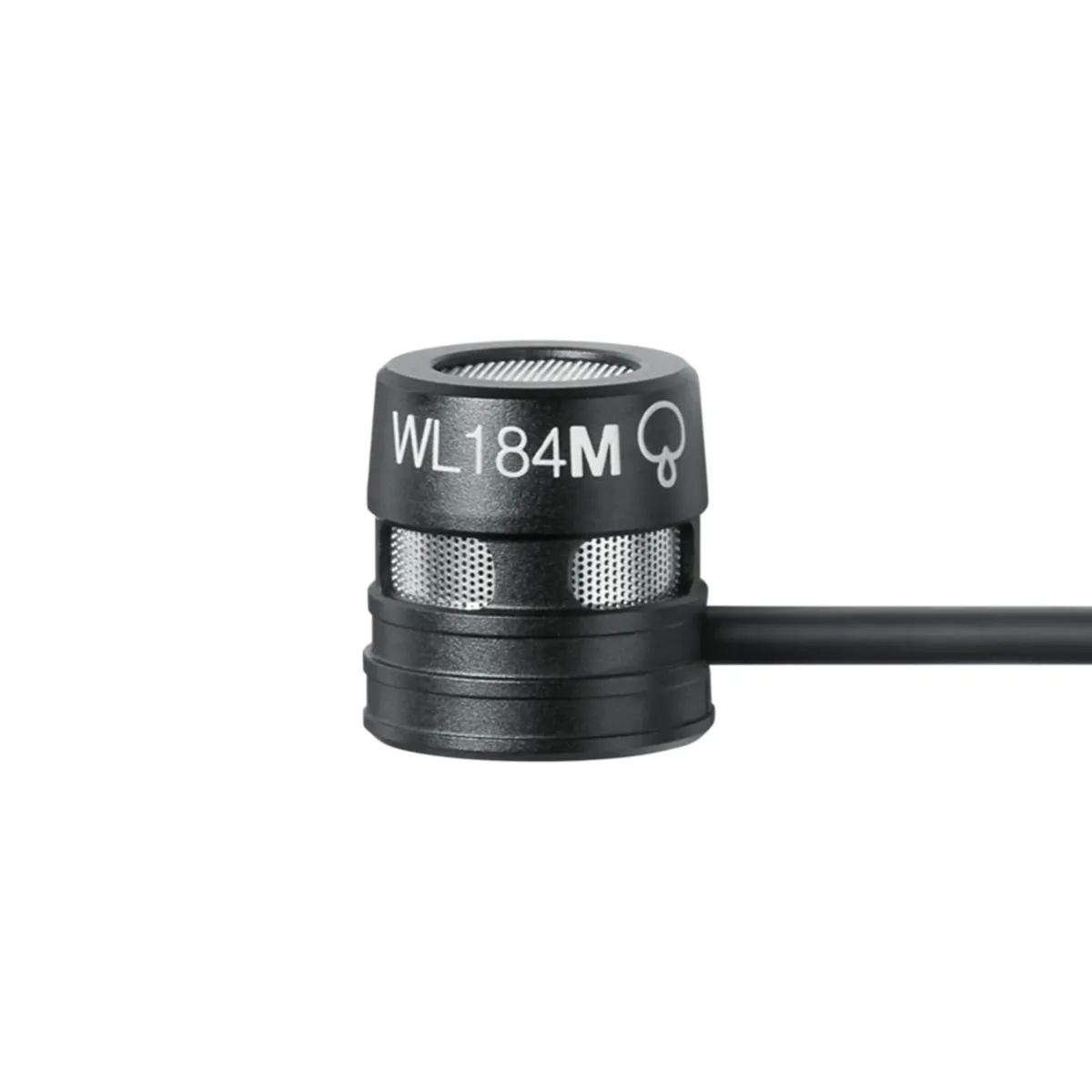 Shure WL184m Supercardioid Lavalier Microphone with TA4F Termination (Black)