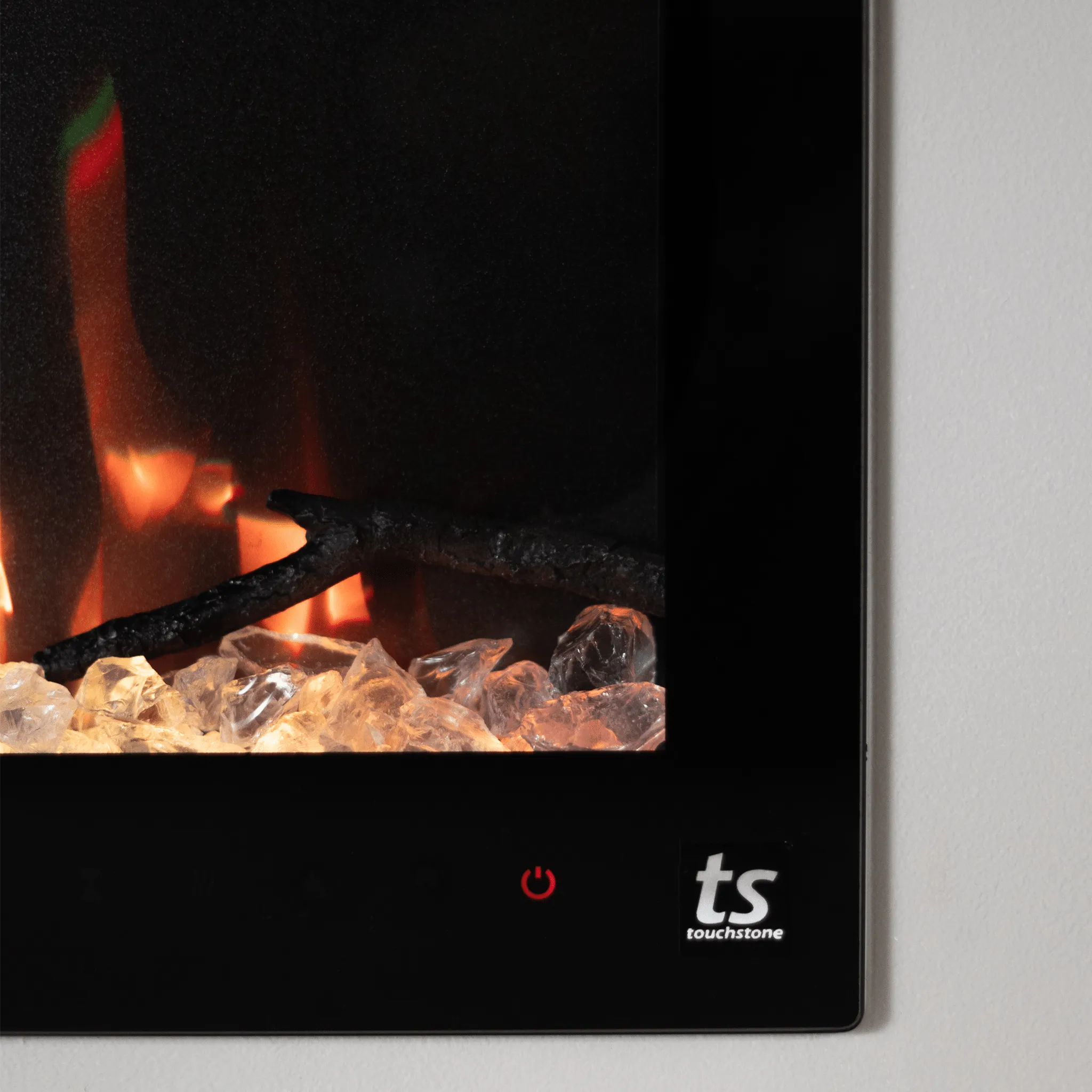Sideline Fury 65 Inch Slim-Depth Recessed Smart Electric Fireplace 80056