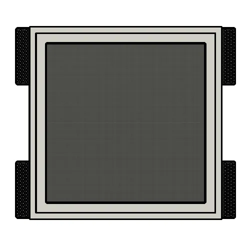 SL-SIC6S-062 Square Theory Speaker Mount | Flush In-Wall Mount