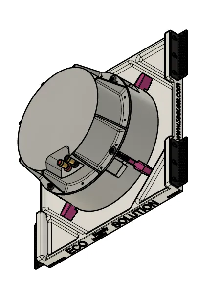 SL-SIC6S-062 Square Theory Speaker Mount | Flush In-Wall Mount