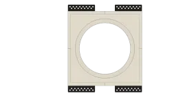 SL-WICI6R-030 Wisdom Insight Series Round Speaker Flush Mount | Flush In-Wall Mount