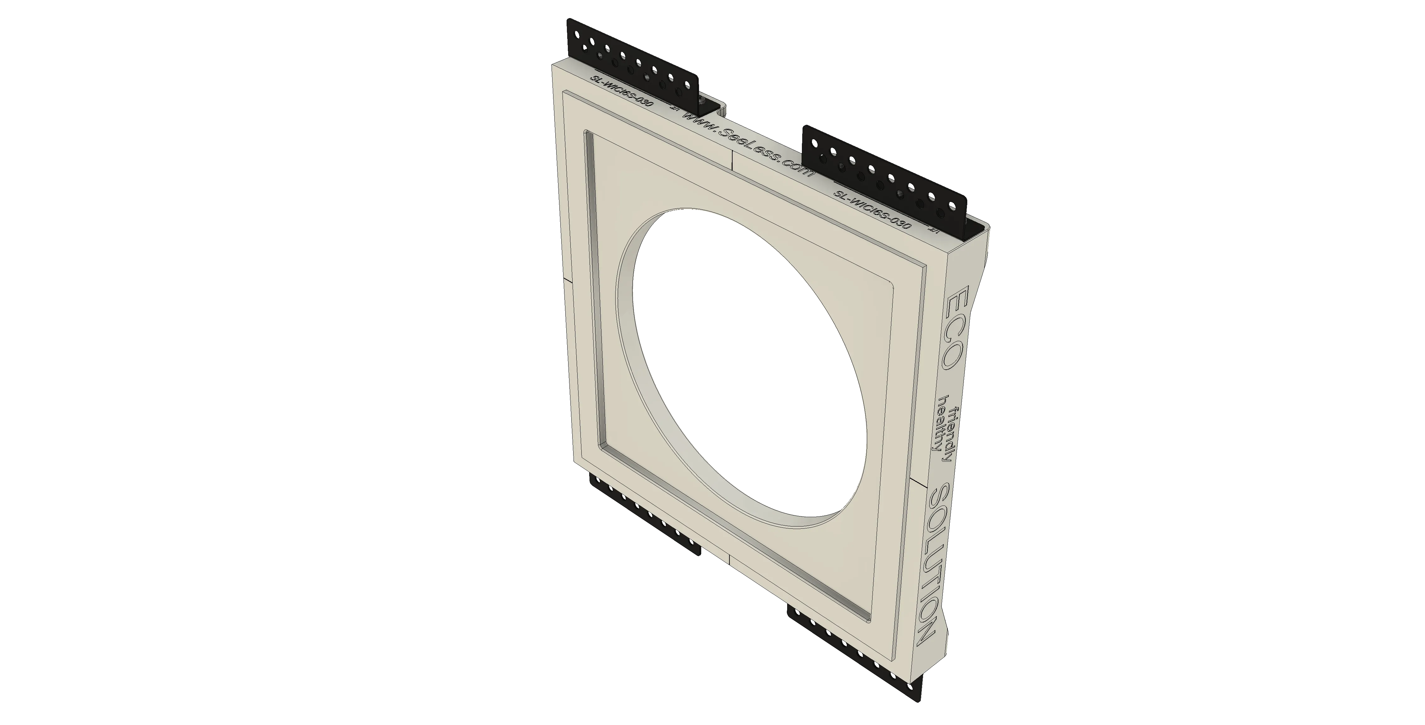 SL-WICI6S-030 Wisdom Insight Series Square Speaker Flush Mount | Flush In-Wall Mount