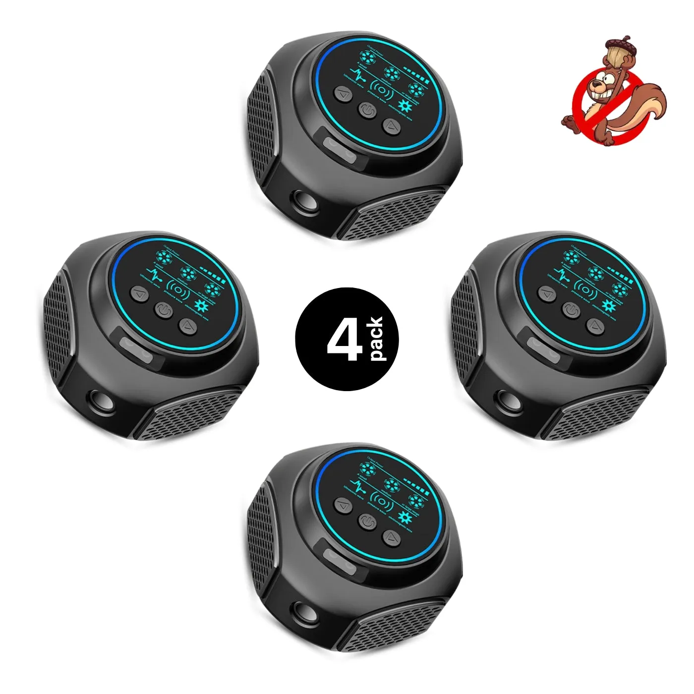 Smart Squirrel Indoor Repeller - 360° Coverage for Squirrel-Free Home