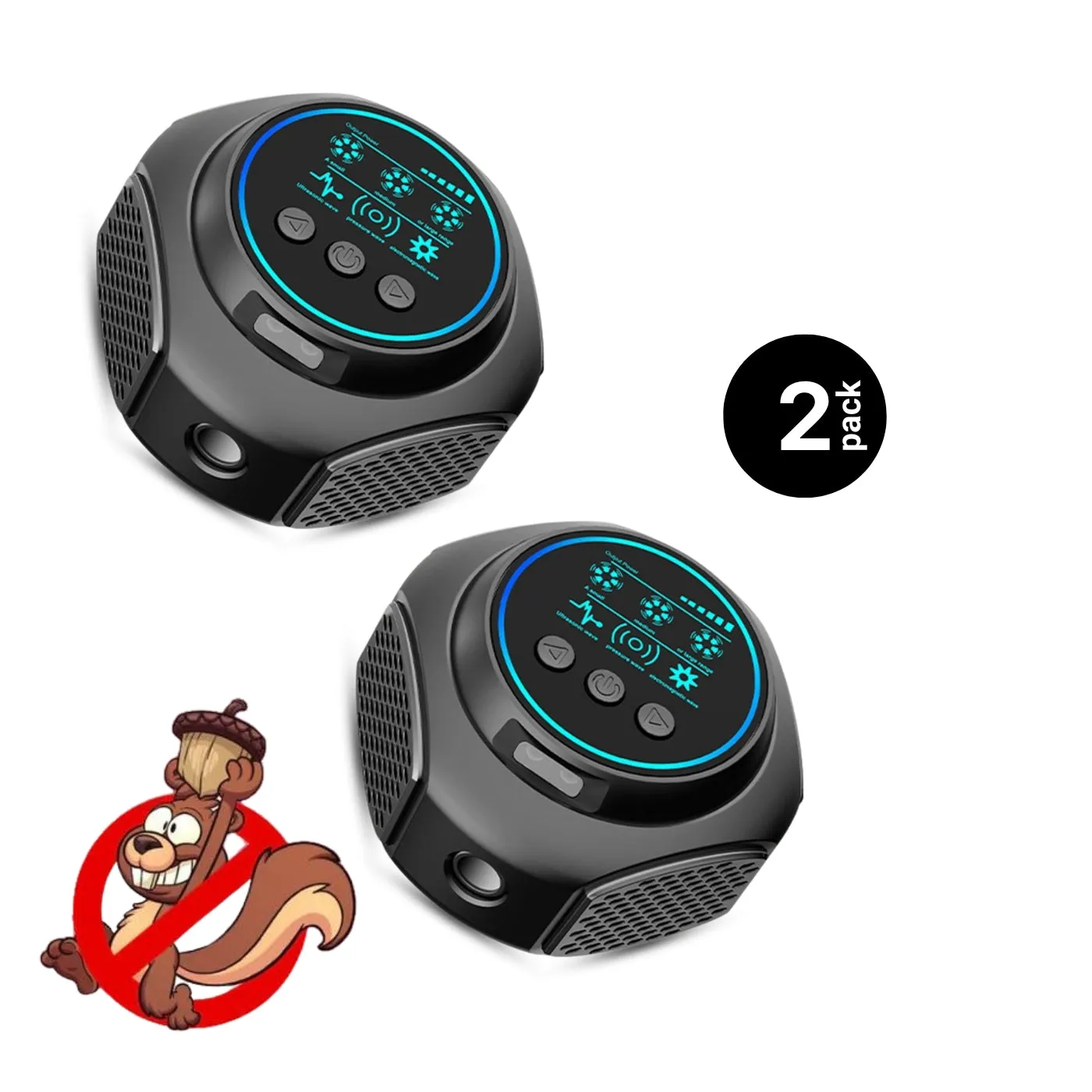 Smart Squirrel Indoor Repeller - 360° Coverage for Squirrel-Free Home