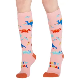 Sock It To Me Knee High Junior Socks - Party Animal