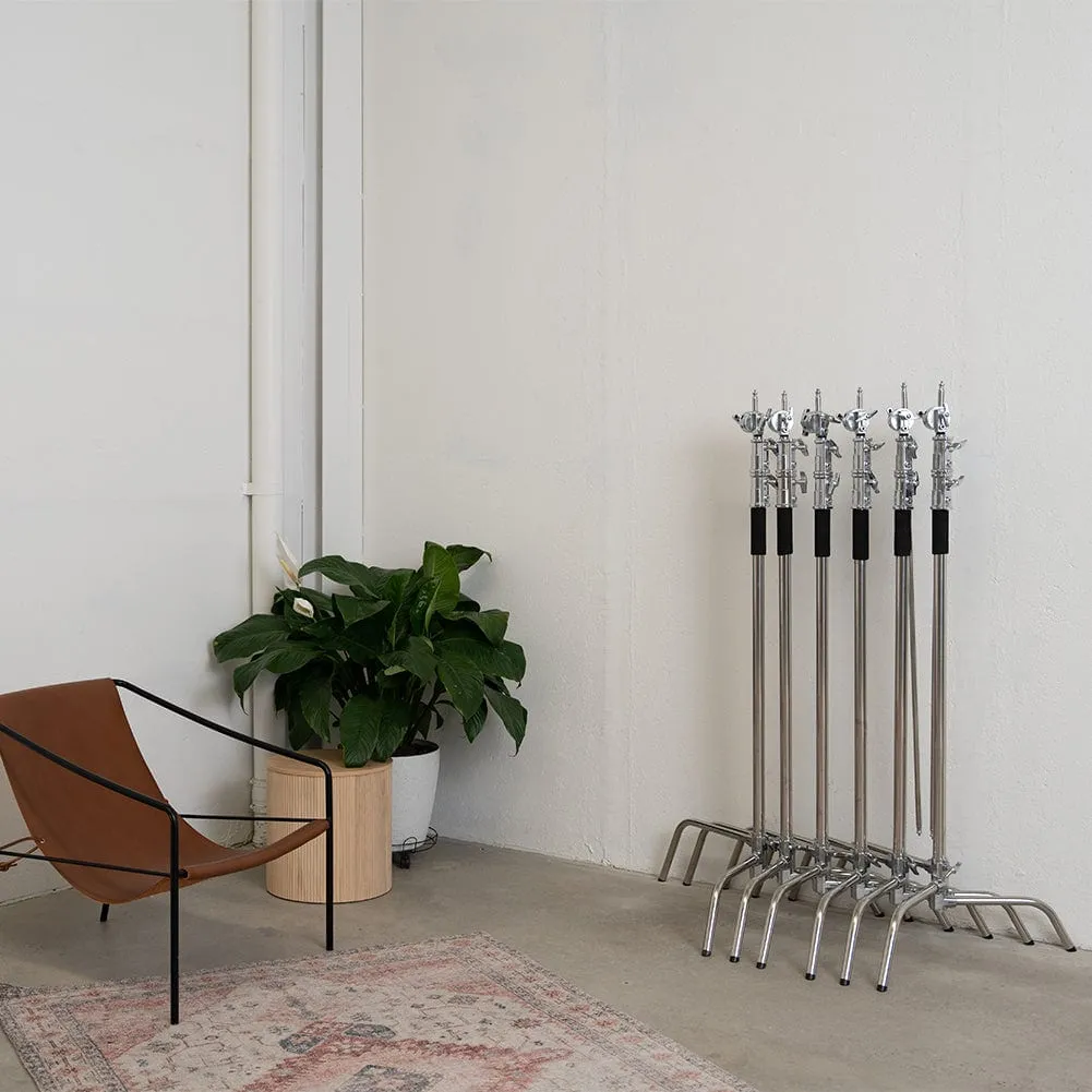 Spectrum C-Stand Wall / Door Mount Holder Rack - Holds 6 Stands (C-Stand Not Included) (OPEN BOX)