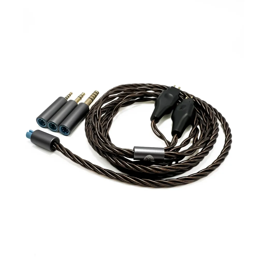 Strauss & Wagner Nyon Braided 3-In-1 Upgrade Cable for Sennheiser HD600/650/660S2/6XX/58X