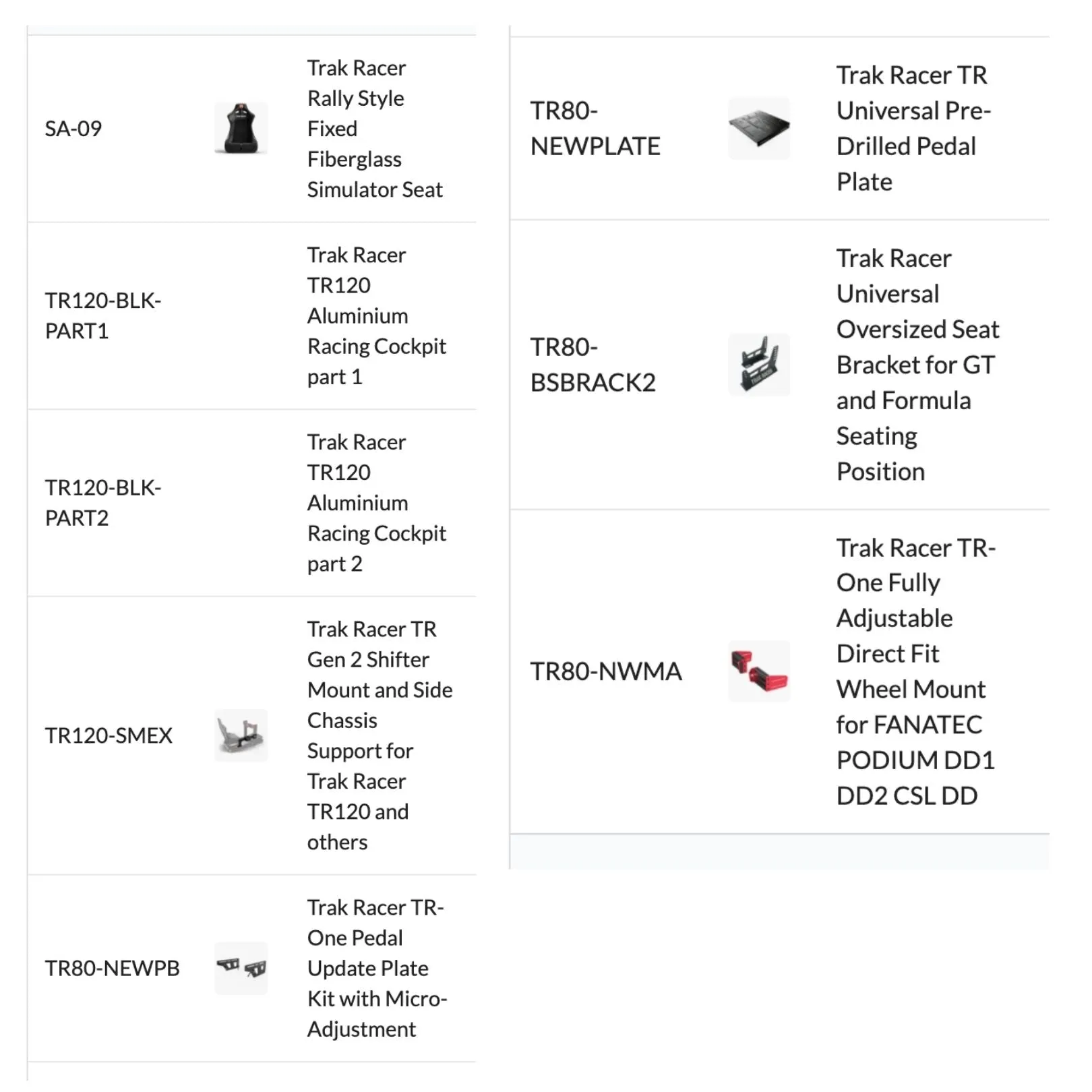 Trak Racer TR120 Build Your Rig!