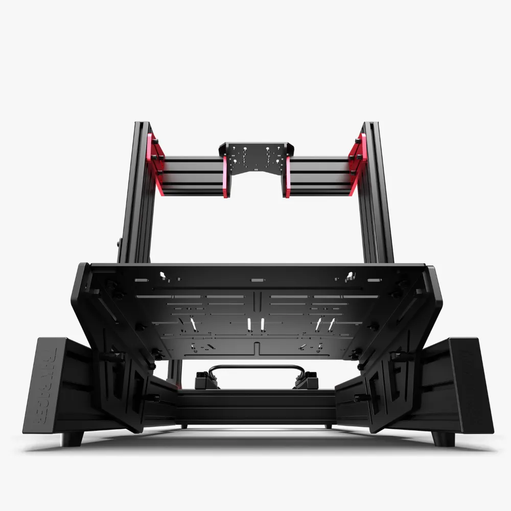 Trak Racer TR120 Racing Cockpit with TR One Universal Wheel Deck and Rally Seat