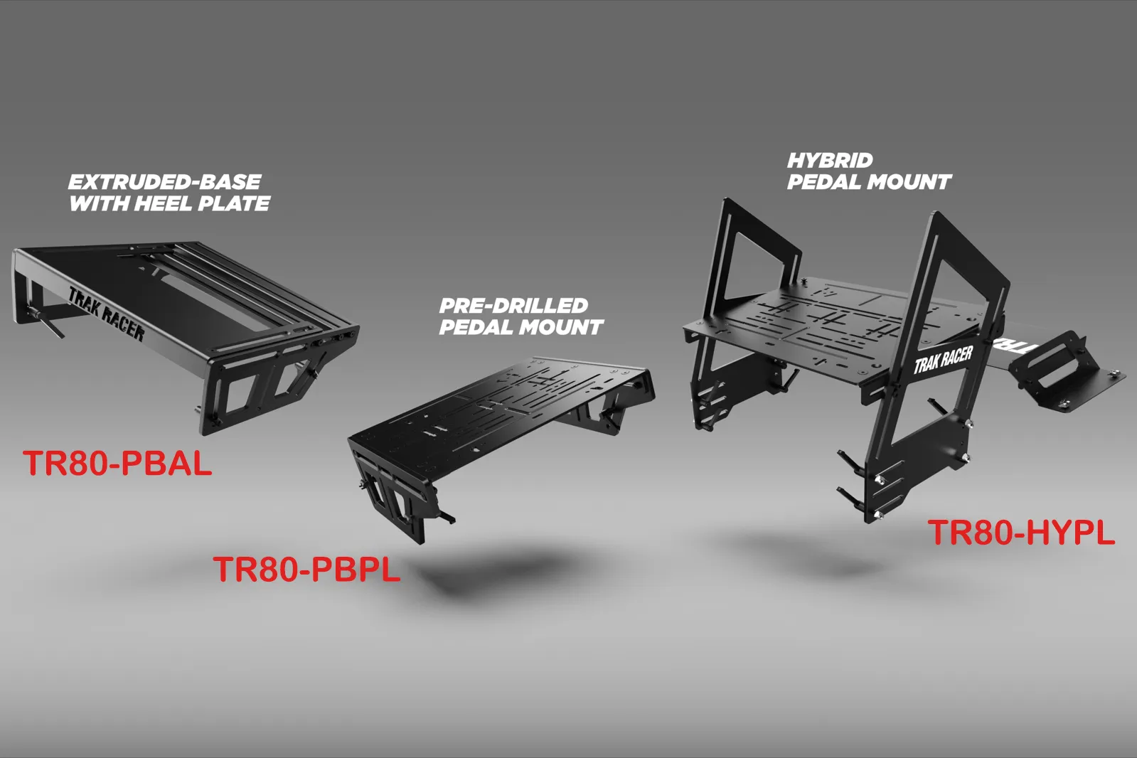 Trak Racer TR120 Racing Cockpit with TR One Universal Wheel Deck and Rally Seat