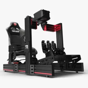 Trak Racer TR120 Racing Cockpit with TR One Universal Wheel Deck and Rally Seat