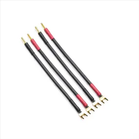 Transparent High Performance Separate Biwire Adapter - Set of 4