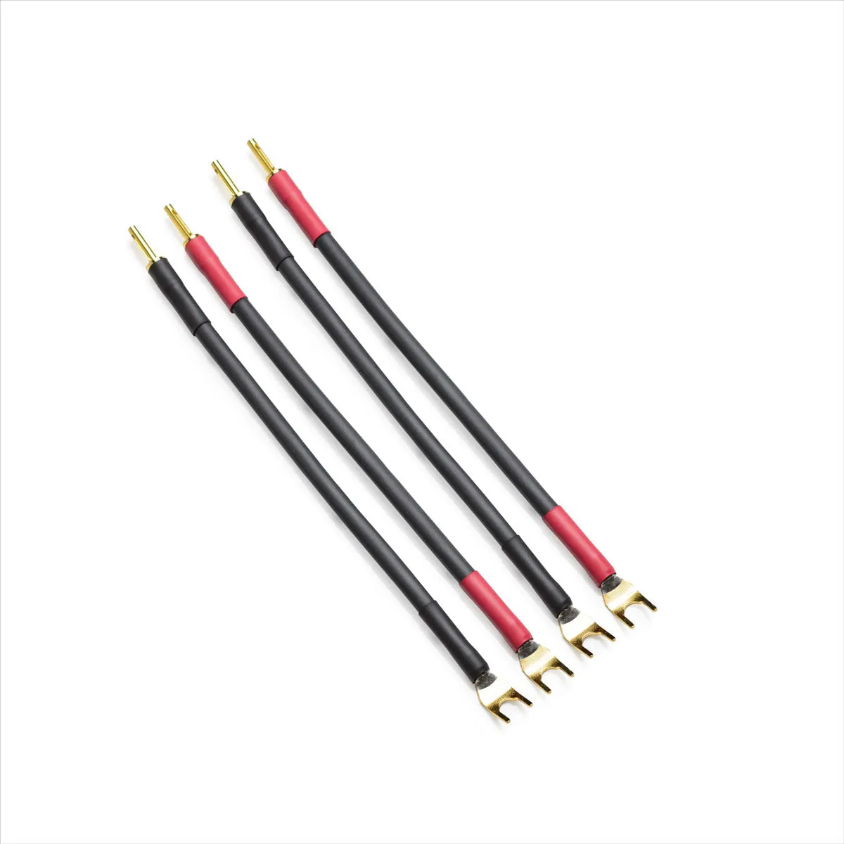 Transparent High Performance Separate Biwire Adapter - Set of 4