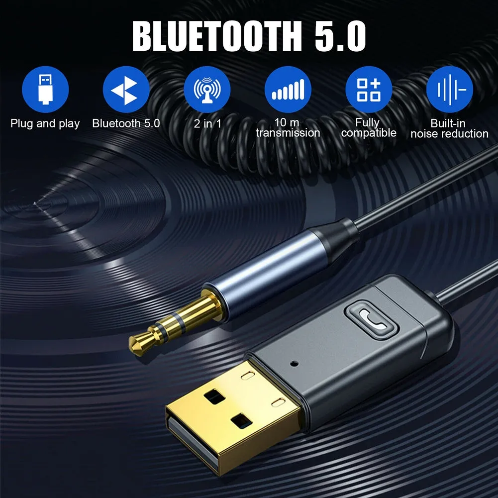 US C11 Car Bluetooth-compatible 5.0 Transmitter Receiver Car
