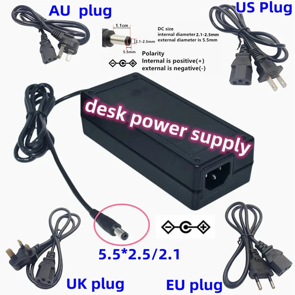 US Plug ACDC Adapte 12V 1A 1.5A 2A 2.5A 3A 3.33A 3.5a 4A 4.5A 5A 6A 7A 8A 9A 10A 12.5A Switch Power Supply Adapter Source Converter Main