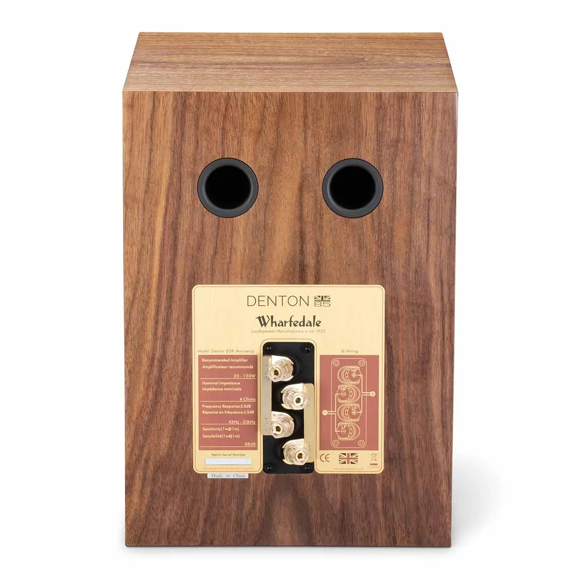 Wharfedale 85th Anniversary Denton Bookshelf Speakers - Pair