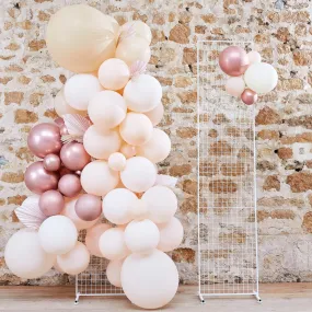 Wire Grid Backdrop - White