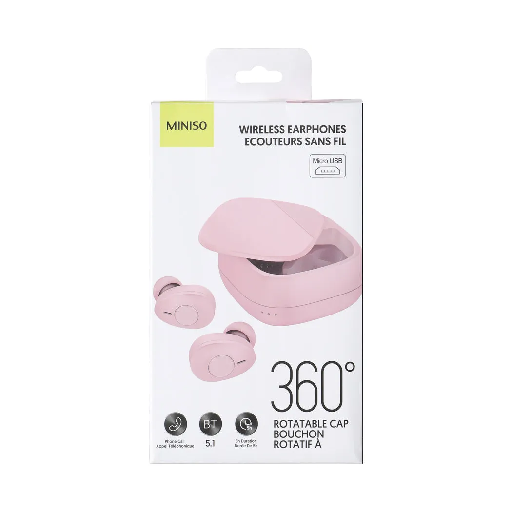 Wireless Earphones M1 (Pink)