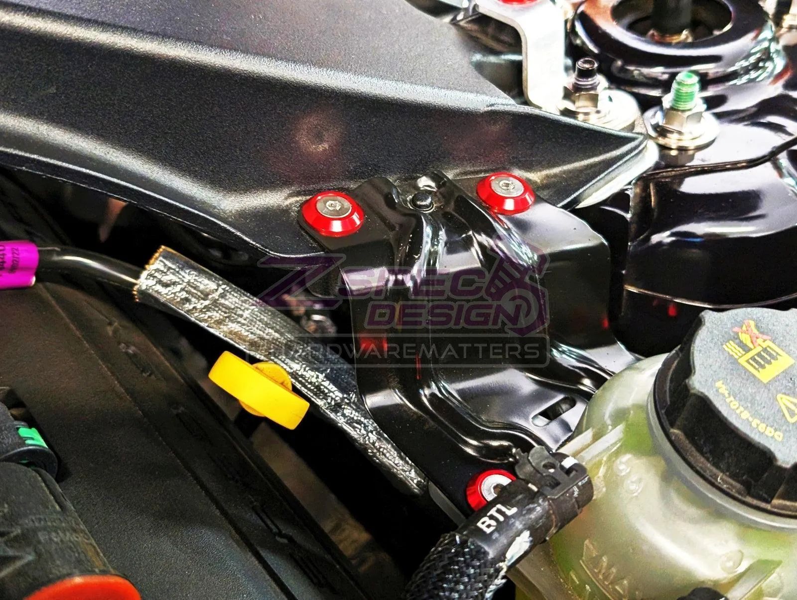 ZSPEC Stage-3 Dress Up Bolts® Fastener Kit for '15-23 Ford Mustang GT500 S550, Stainless & Billet
